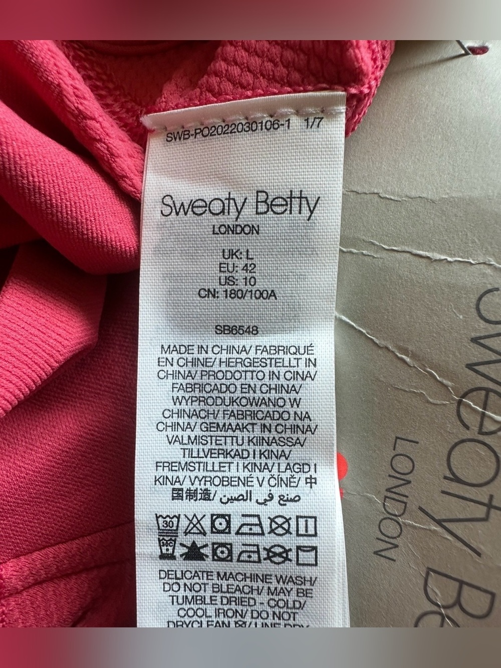 Sweaty Betty Athlete Seamless Half Zip Long Sleeve Shirt New - Picture 8 of 10